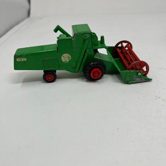 Vintage 60s Lesney Matchbox King Size K9 Combine Truck Tow Bulldozer - Picture 6 of 16